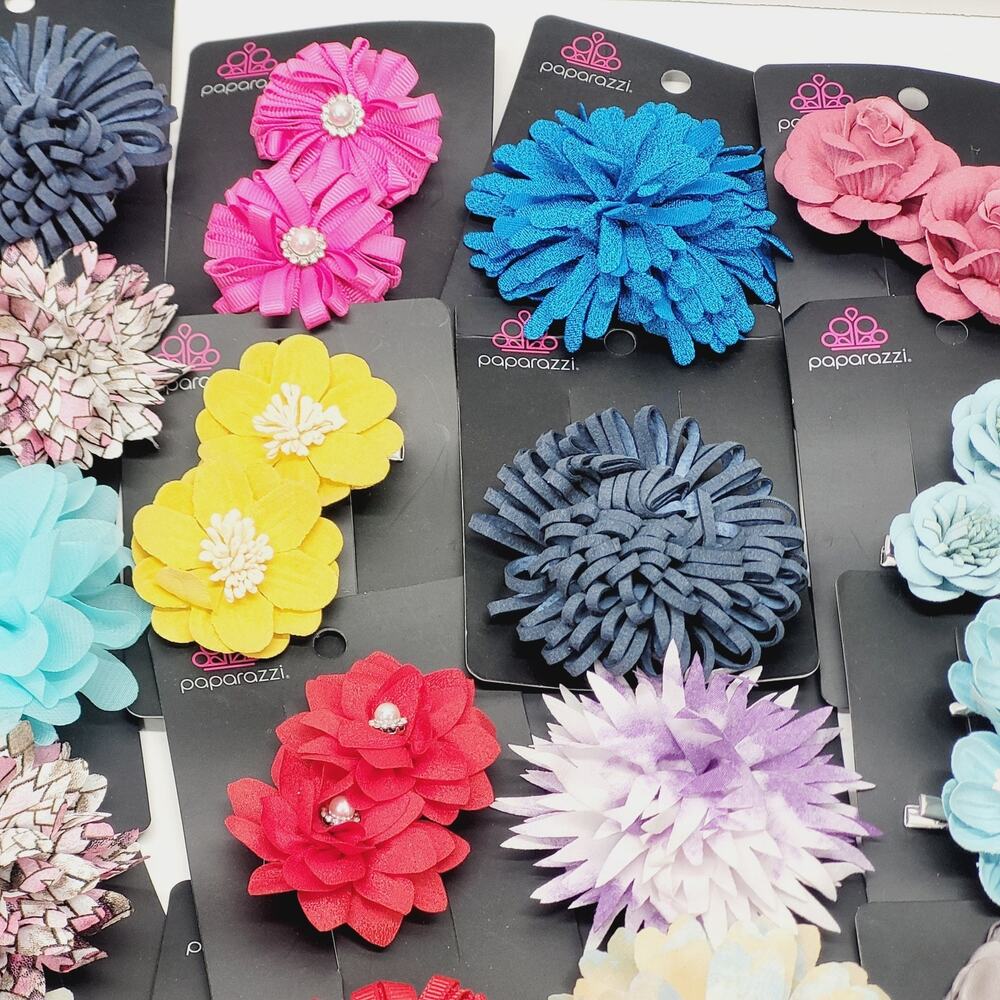 Paparazzi Mixed Hair Clips Lot of 31 New Variety of Colors And Styles - Picture 4 of 7